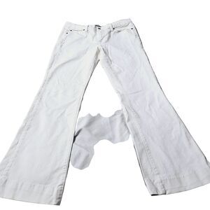 Arden B Womens Jeans White Size 8 Cotton Blend Button Zip Close Pockets Stretch